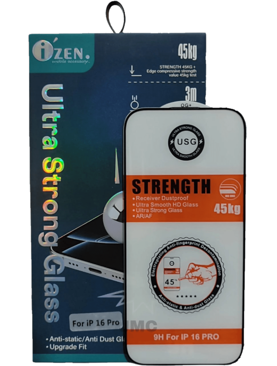 گلس محافظ صفحه iZEN ایفون 16pro