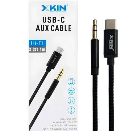 کابل تبدیل تایپ سی به AUX مدل XK-AUX110