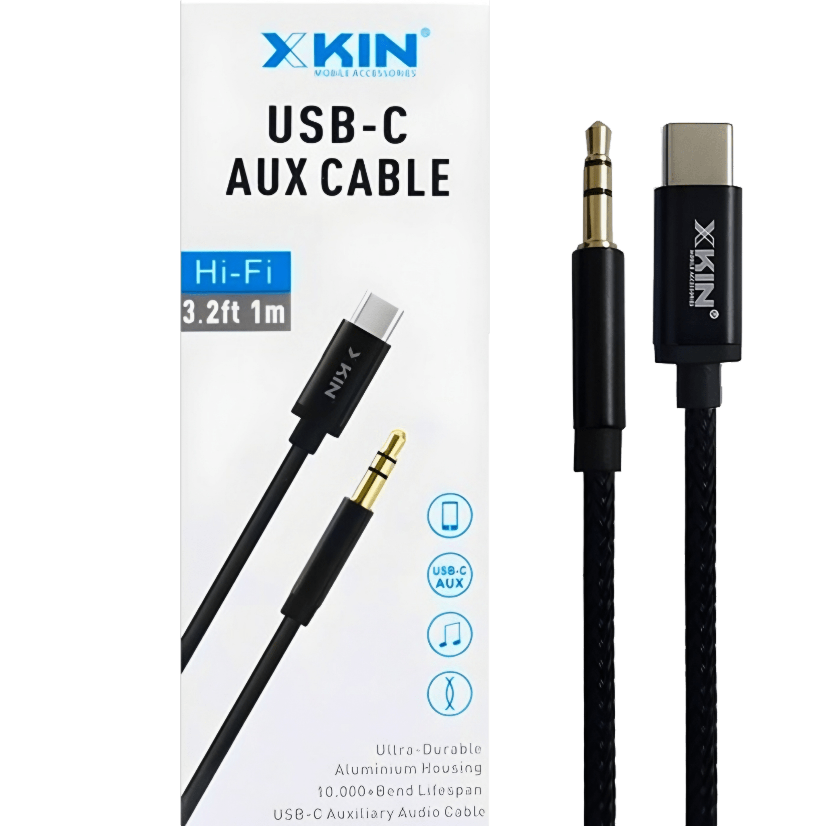 کابل تبدیل تایپ سی به AUX مدل XK-AUX110