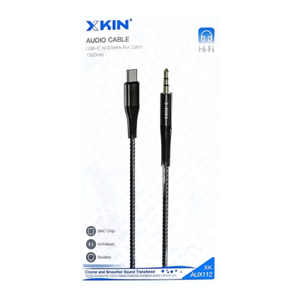 کابل تبدیل تایپ سی به AUX مدل xk-aux112