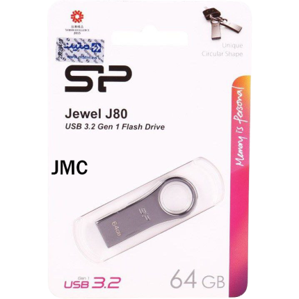فلش مموری سیلیکون پاور Jewel J80 USB 3 ظرفیت 64 گیگ