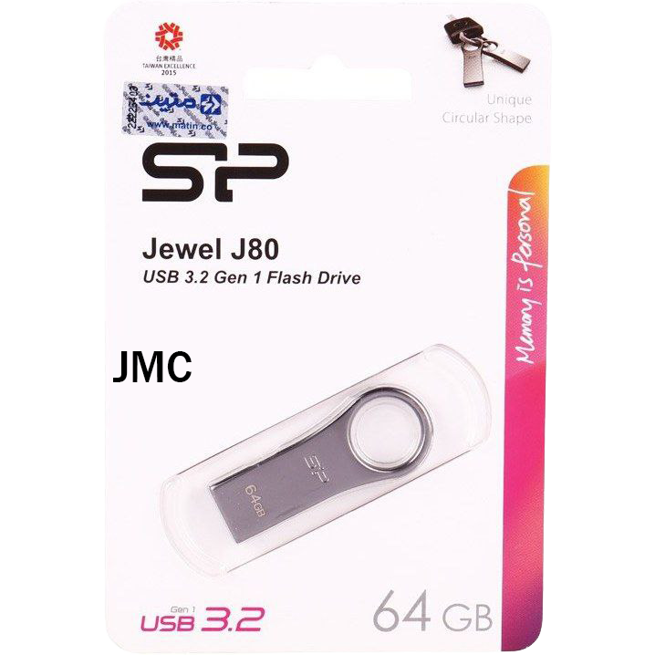 فلش مموری سیلیکون پاور Jewel J80 USB 3 ظرفیت 64 گیگ