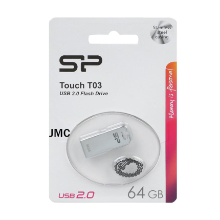 فلش مموری سیلیکون پاور مدل Touch T03 ظرفیت ۶۴ گیگ