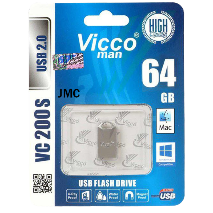 فلش مموری ویکومن مدل VC200S ظرفیت ۶۴ گیگ