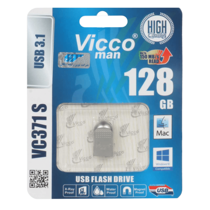 فلش ویکومن VC371S ظرفیت 128 گیگ
