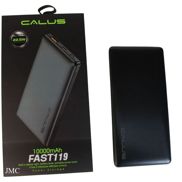 پاور بانک 10 هزار میلی آمپر ساعت CALUS Fast 119
