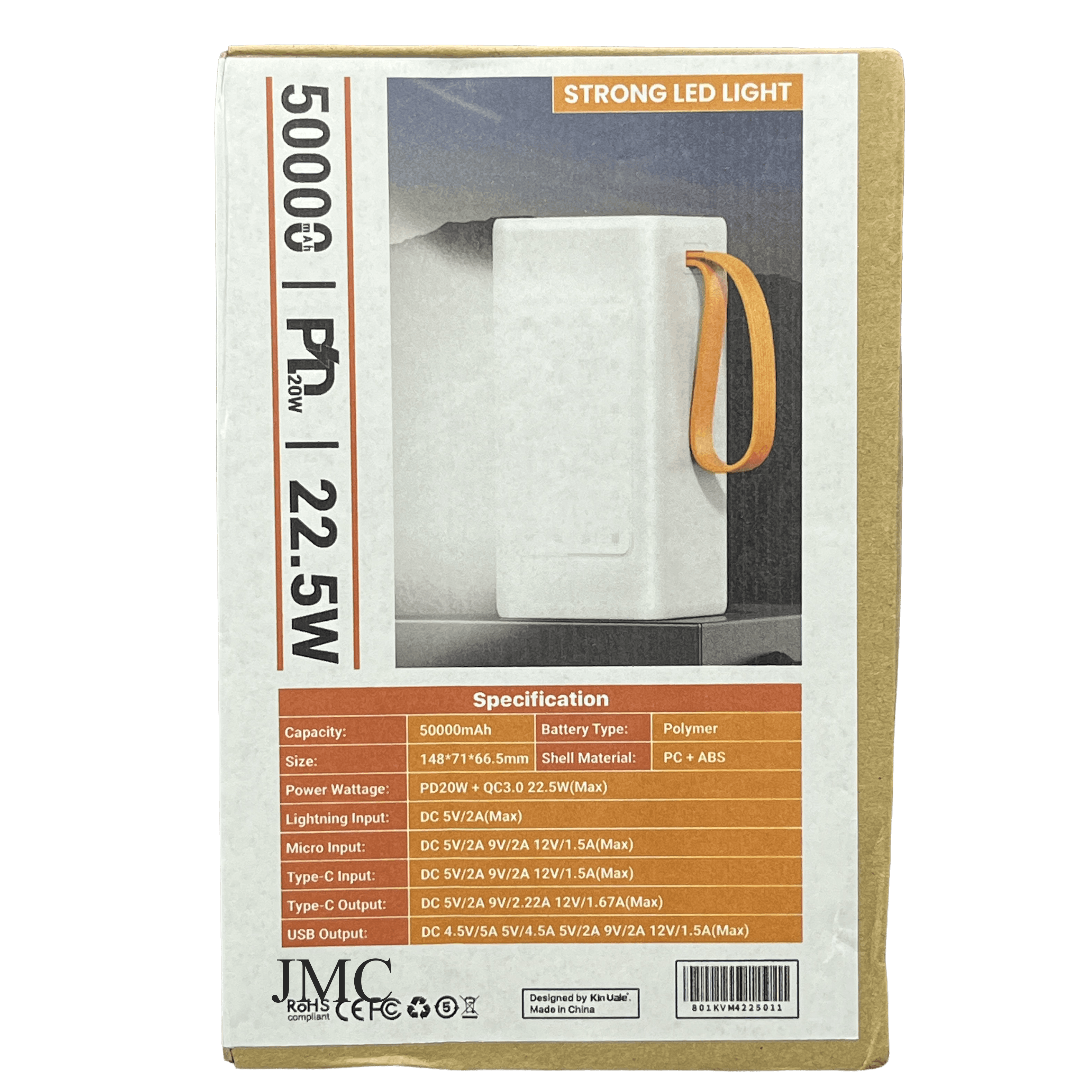 پاوربانک wilko ظرفیت 50000 فست شارژ M822