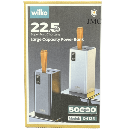 پاوربانک wilko ظرفیت 50000 فست شارژ M822DX