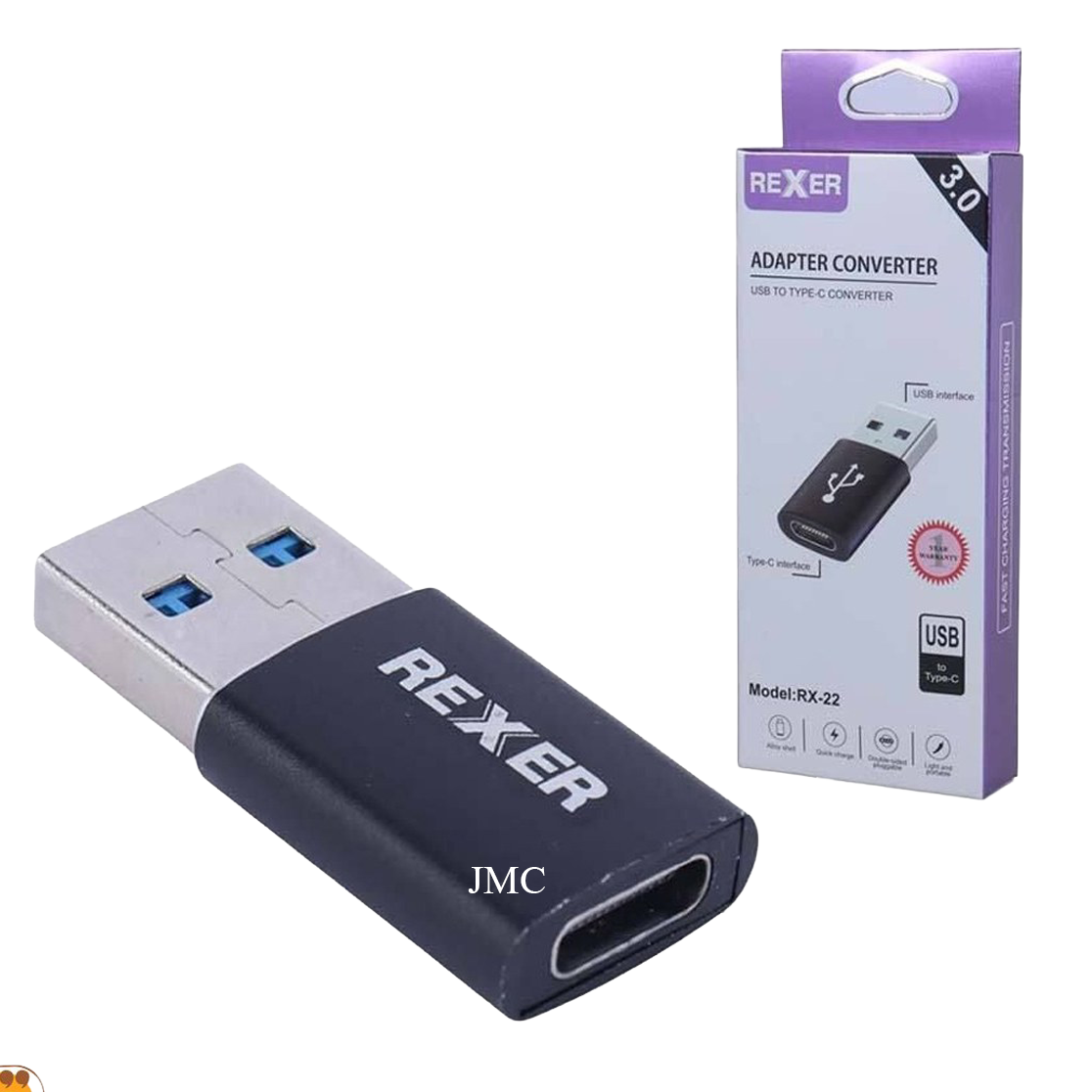 تبدیل تایپ سی به USB مدل REXER RX-22