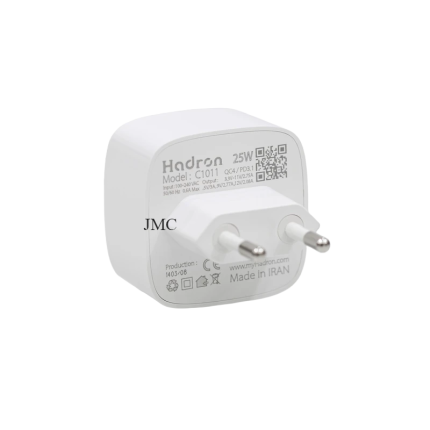 شارژر دیواری هادرون مدل C1011 ظرفیت ۲۵ وات