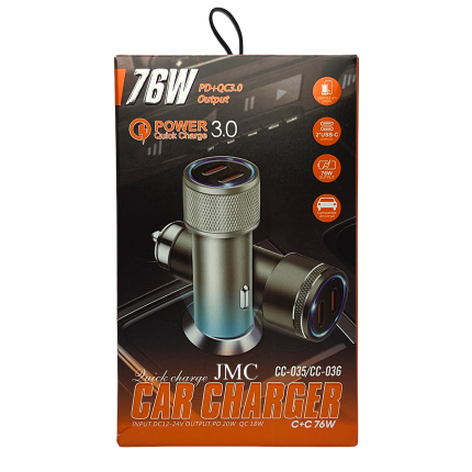 شارژر فندکی Izen مدل CC-035 خروجی 76 وات